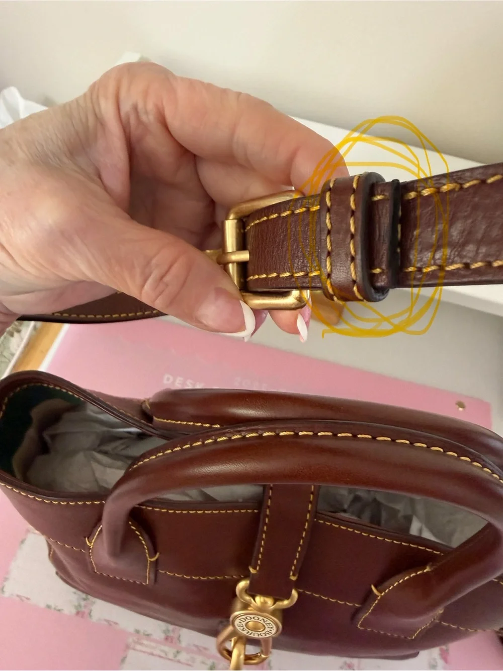 Dooney & Bourke structured genuine